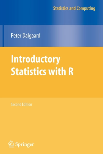Book cover of: Introductory Statistics with R. By: Peter Dalgaard