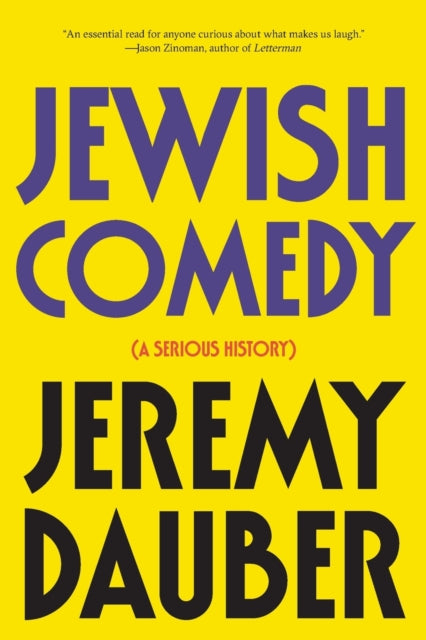 Book cover of: Jewish Comedy. By: Jeremy Dauber