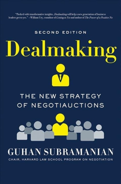 Book cover of: Dealmaking. By: Guhan Subramanian