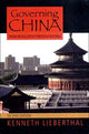 Book cover of: Governing China. By: Kenneth Lieberthal