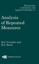 Book cover of: Analysis of Repeated Measures