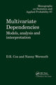 Book cover of: Multivariate Dependencies. By: David R. Cox