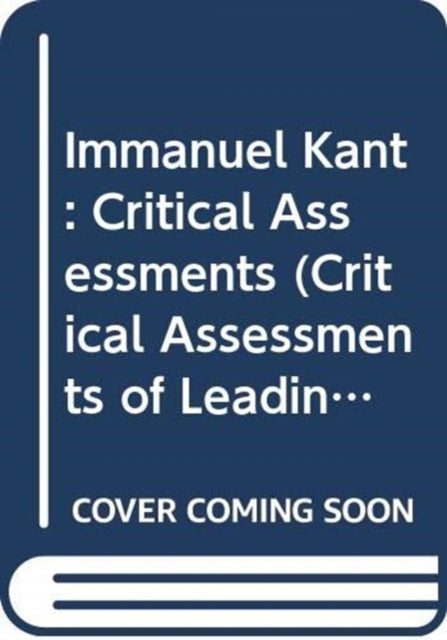 Book cover of: Immanuel Kant