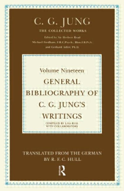 Book cover of: General Bibliography of C.G. Jung's Writings