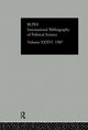 Book cover of: IBSS: Political Science: 1987 Volume 36. By: British Library