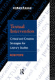 Book cover of: Textual Intervention. By: Rob Pope