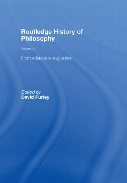 Book cover of: Routledge History of Philosophy Volume II. By: David Furley