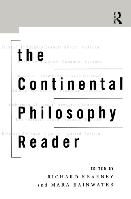 Book cover of: Continental Philosophy Reader