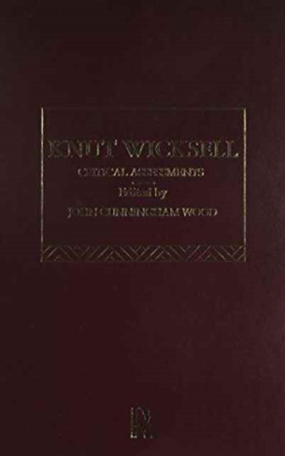 Book cover of: Knut Wicksell. By: John Wood