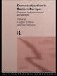 Book cover of: Democratization in Eastern Europe. By: Geoffre Pridham