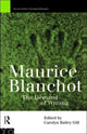 Book cover of: Maurice Blanchot. By: Carolyn Gill
