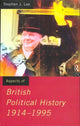 Book cover of: Aspects of British Political History 1914-1995