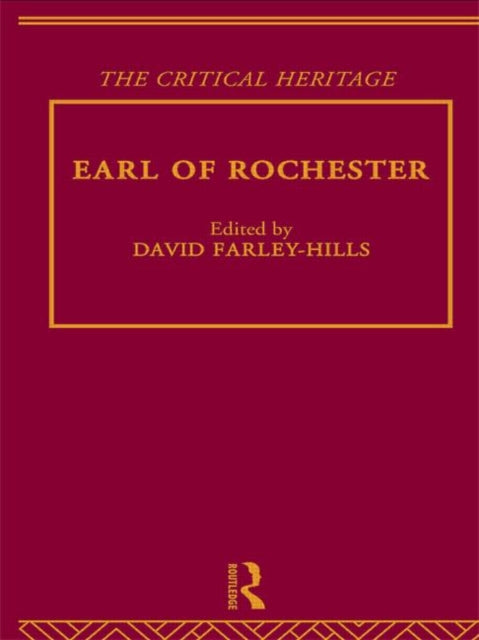 Book cover of: Earl of Rochester. By: Fairley-Hills