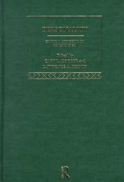 Book cover of: Personality: Critical Concepts. By: Cary L. Cooper