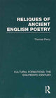 Book cover of: Reliques of Ancient English Poetry. By: Nick Groom