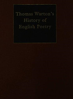 Warton's History of English Poetry