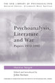 Book cover of: Psychoanalysis, Literature and War