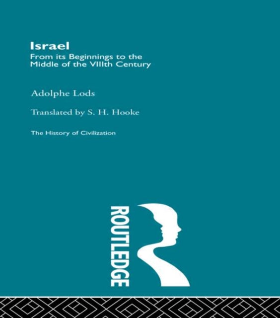 Book cover of: Israel. By: Adolphe Lods
