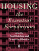 Book cover of: Housing: The Essential Foundations. By: Paul Balchin