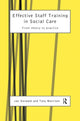 Book cover of: Effective Staff Training in Social Care. By: Jan Horwath