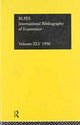 Book cover of: IBSS: Economics: 1996 Volume 45. By: Brit Lib Pol &
