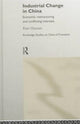 Book cover of: Industrial Change in China