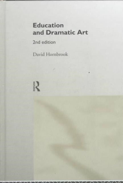 Book cover of: Education and Dramatic Art