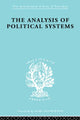 Book cover of: Analysis of Political Systems. By: Douglas Verney