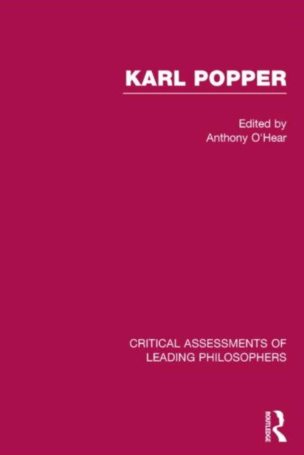 Book cover of: Karl Popper. By: Anthony O'hear