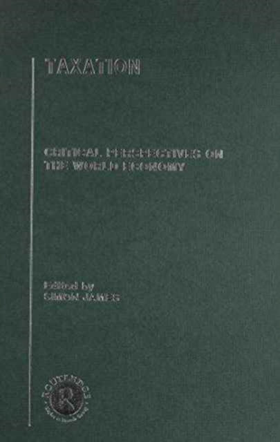 Book cover of: Taxation. By: Simon James