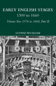 Book cover of: Part II - Early English Stages 1576-1600. By: Glynne Wickham