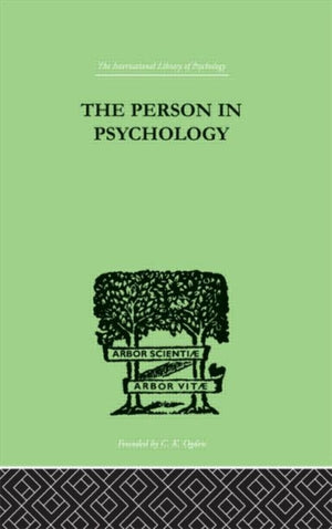 The Person In Psychology