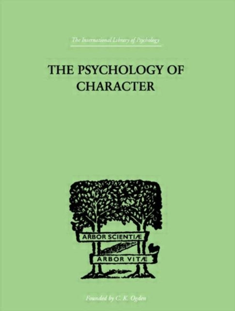 Book cover of: Psychology Of Character. By: A A ROBACK