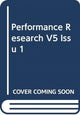 Book cover of: Performance Research V5 Issu 1. By: R. Gough