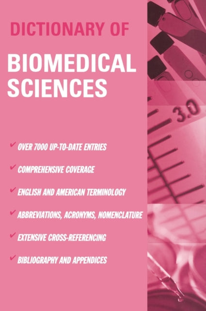 Book cover of: Dictionary of Biomedical Science. By: Peter J. Gosling