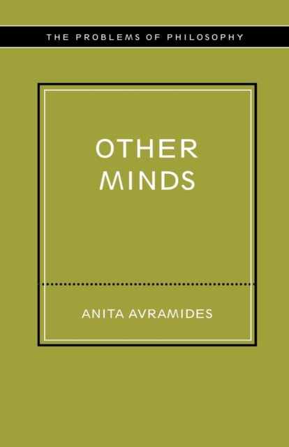 Book cover of: Other Minds. By: Anita Avramides