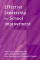 Book cover of: Effective Leadership for School Improvement
