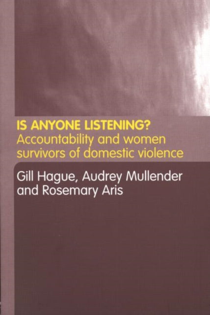 Book cover of: Is Anyone Listening?. By: A. Mullender