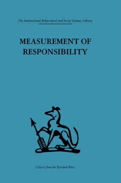 Book cover of: Measurement of Responsibility. By: Elliott Jaques