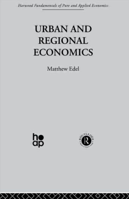 Book cover of: Urban and Regional Economics. By: M. Edel