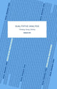 Book cover of: Qualitative Analysis. By: Douglas Ezzy