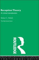 Book cover of: Reception Theory. By: Holub