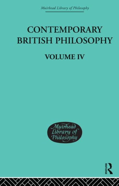 Contemporary British Philosophy