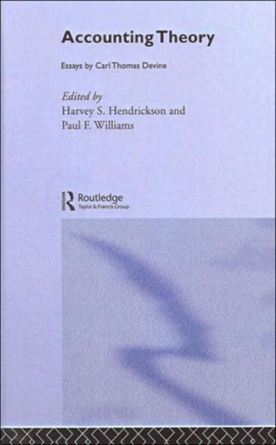 Book cover of: Accounting Theory. By: Paul Williams