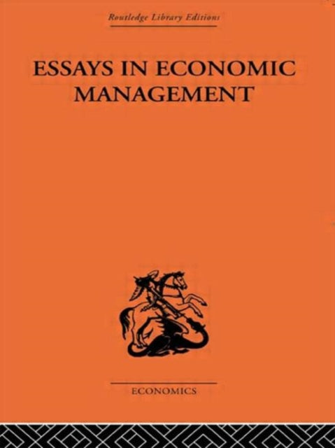 Book cover of: Essays in Economic Management. By: Alec Cairncross