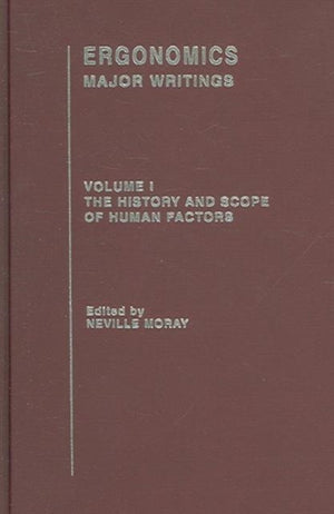 Ergonomics Mw Vol 1: Hist&Scop