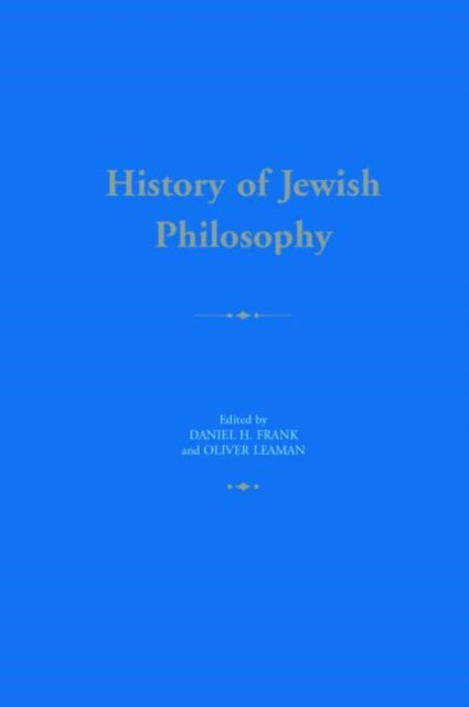 Book cover of: History of Jewish Philosophy. By: Daniel Frank