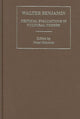 Book cover of: Walter Benjamin:Critical Evaluations 3V. By: Peter Osborne