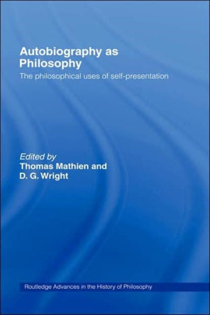Book cover of: Autobiography as Philosophy