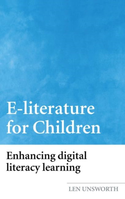 Book cover of: E-literature for Children